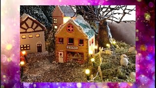 Kerstdorphuisje maken  Make your christmas village [upl. by Flosi]