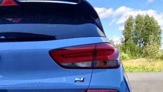 Hyundai I30N exhaust sounds stock hyundai i30n [upl. by Eidak]