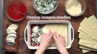 Quick and Easy Spinach Lasagna Recipe [upl. by Adallard734]