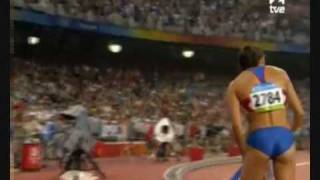 Yelena Isinbayeva Olympics Beijing 2008 World record [upl. by Ainesy57]