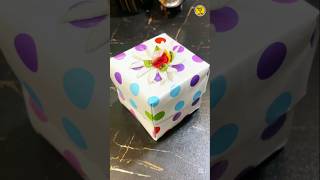 Gift Box Making With PaperDIY gift box ideaGift Box Making IdeasEasy School Project diyshorts [upl. by Hayyifas]