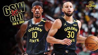 Golden State Warriors Full Team Highlights vs Bulls  Butlers Debut  Feb 8 2025  FreeDawkins [upl. by Eednak]