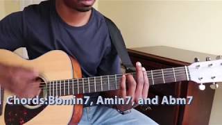 Kanye West  All Falls Down Guitar Lesson [upl. by Aihsekat274]