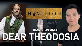 Dear Theodosia A Hamilton Part Only  Karaoke  Hamilton [upl. by Onej]