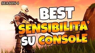 MIGLIORE SENSIBILITA SU CONSOLE FORTNITE [upl. by Krebs]