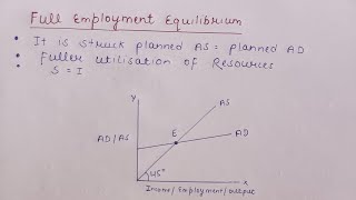 Underemployment equilibrium amp Full employment equilibrium  Easy explanation [upl. by Bryanty96]