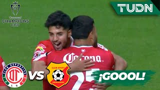 ¡Mauricio Isais hace gol de vestidor  Toluca 10 Herediano  CONCACHAMPIONS 2024  TUDN [upl. by Arvo]