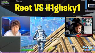 XTRA Reet VS FaZe H1ghSky1 1v1 Zone Wars w FaZe Faxuty  Fortnite [upl. by Showker]