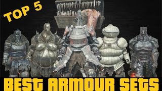 Dark Souls 3 TOP 5 BEST ARMOUR IN THE GAME SHOWCASE havel smough exile gundyr caterina [upl. by Umeko]