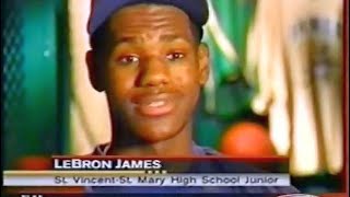 17 yo LeBron James in 2002 talks his future Feature Interview clips on SportsCenter [upl. by Ilanos]