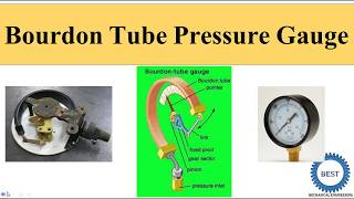 Bourdon Tube Pressure Gauge [upl. by Faletti]