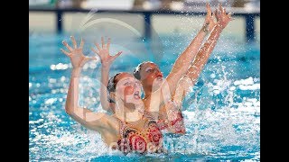 Nuoto Sincronizzato  Assoluto Invernale RIccione 2019  Duo Marina Militare [upl. by Nilrev]