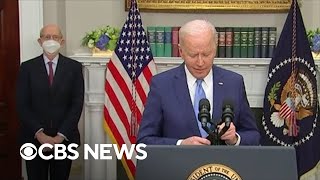 Biden and Justice Stephen Breyer speak on Supreme Court retirement  Special Report [upl. by Murton]