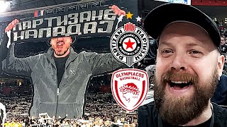 Basketballs CRAZIEST Fans Serbias Partizan Belgrade GROBARI v Olympiacos I Serbian Ultras Reaction [upl. by Lemaj]