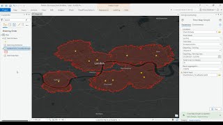 How to Create Travel Time Catchment Areas in ArcGIS [upl. by Ahseit249]