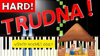 🎹 Wśród nocnej ciszy  Piano Tutorial TRUDNA wersja 🎵 NUTY W OPISIE 🎼 [upl. by Nazay53]