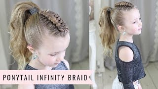 Ponytail Infinity Braid by SweetHearts Hair [upl. by Nagiam]