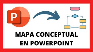 Como hacer un mapa conceptual en power point 2016 [upl. by Ahsrats]