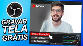 Como gravar tela do PC com OBS Studio  Gravar Vídeo Aulas Gameplays Tutoriais [upl. by Bill683]