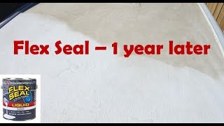 Flex Seal 1 Year Update  RV or Trailer Roof [upl. by Ahsak419]