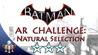 Batman Arkham Knight Natural Selection 3 STARS Batmobile Combat AR Challenge [upl. by Ajnin]