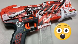 XShot Hyper Gel Clutch Blaster Unbox amp Review [upl. by Oribelle]