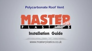 Polycarbonate Roof Vent Installation Guide [upl. by Acinorahs]