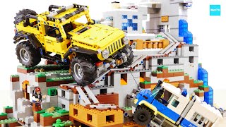 レゴ テクニック ジープ ラングラー 42122 ／ LEGO Technic Jeep Wrangler Speed Build amp Review [upl. by Hendrika314]