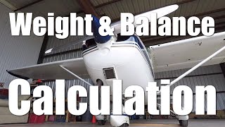 Cessna 172  Weight and Balance Calculation [upl. by Seavir359]