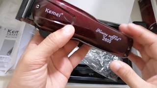 kemei km 2600 review [upl. by Nosydam]