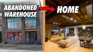 4year STARTTOFINISH Renovation of Abandoned Warehouse in Chicago [upl. by Manly]