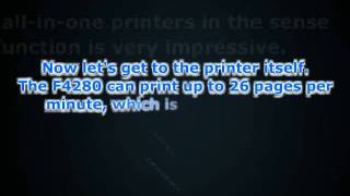 HP DeskJet F4280  Printing Scanning and Copying in One [upl. by Hsur362]