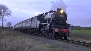 Wensleydale Railway Polar Express 45407 amp 33035 311 21 [upl. by Carlynne]