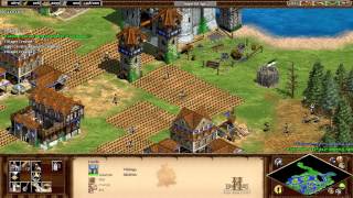 Age of Empires 2 HD  1v1 Vikings vs Franks [upl. by Ramsay]