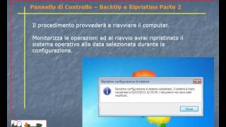 Guida al Computer  Lezione 102  Pannelo di Controllo  BackUp e Ripristino Parte 2 [upl. by Zelde]