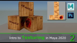 Intro to Texturing in Maya 2020 22 [upl. by Jung]