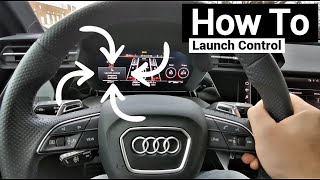 How to Use Launch Control in the 2022 Audi RS3 [upl. by Shem]