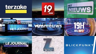 Belgian TV News Intros 2020  Openings Compilation HD [upl. by Aisayn]