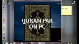 Holy Quran downloading and installing in PC Hotech [upl. by Euqinmod]