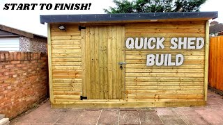 How To Build A Large Wooden Shed [upl. by Cathrine]