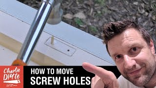 How to Move Screw Holes Slightly [upl. by England47]