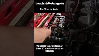 Casse Turbo Lancia delta integrale lancia lanciadeltaintegrale abarth auto shorts short fail [upl. by Ringsmuth]