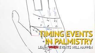 ✔ Palmistry amp Palm Reading  HOW to Predict WHEN Events Happen [upl. by Gladine]