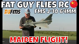 MAIDEN ALL NEW FMS J10 64MM VIGOROUS DRAGONby FGFRC aviation rc [upl. by Natsud]