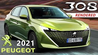 New Peugeot 308 GTI 2022 Renderings [upl. by Emlynn961]