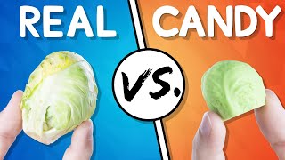 We Try the Ultimate Real vs Candy Challenge 10 [upl. by Arnuad]