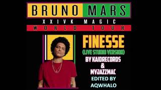 Finesse Live Studio Version With Intro amp Dance Break  Bruno Mars [upl. by Susejedesoj]