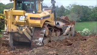 CAT D8T BULLDOZER USING RIPPER [upl. by Eiramave]