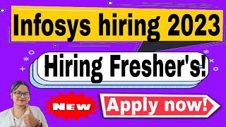 Infosys Off Campus Drive 20232024  Hiring for Freshers as Systems Engineer [upl. by Assecnirp]