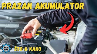 Prazan Akumulator  kako provjeriti amp 3 načina kako upaliti auto [upl. by Ternan]